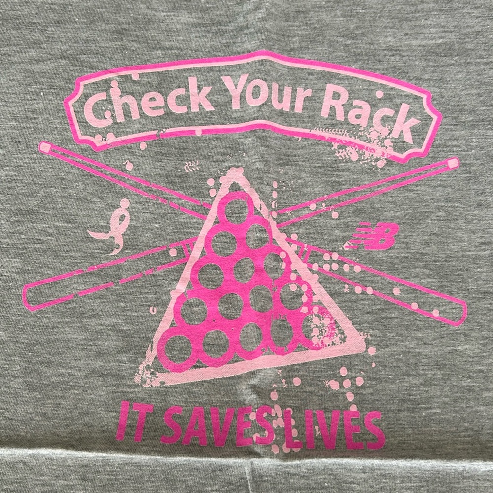 New Balance breast cancer awareness T-shirt